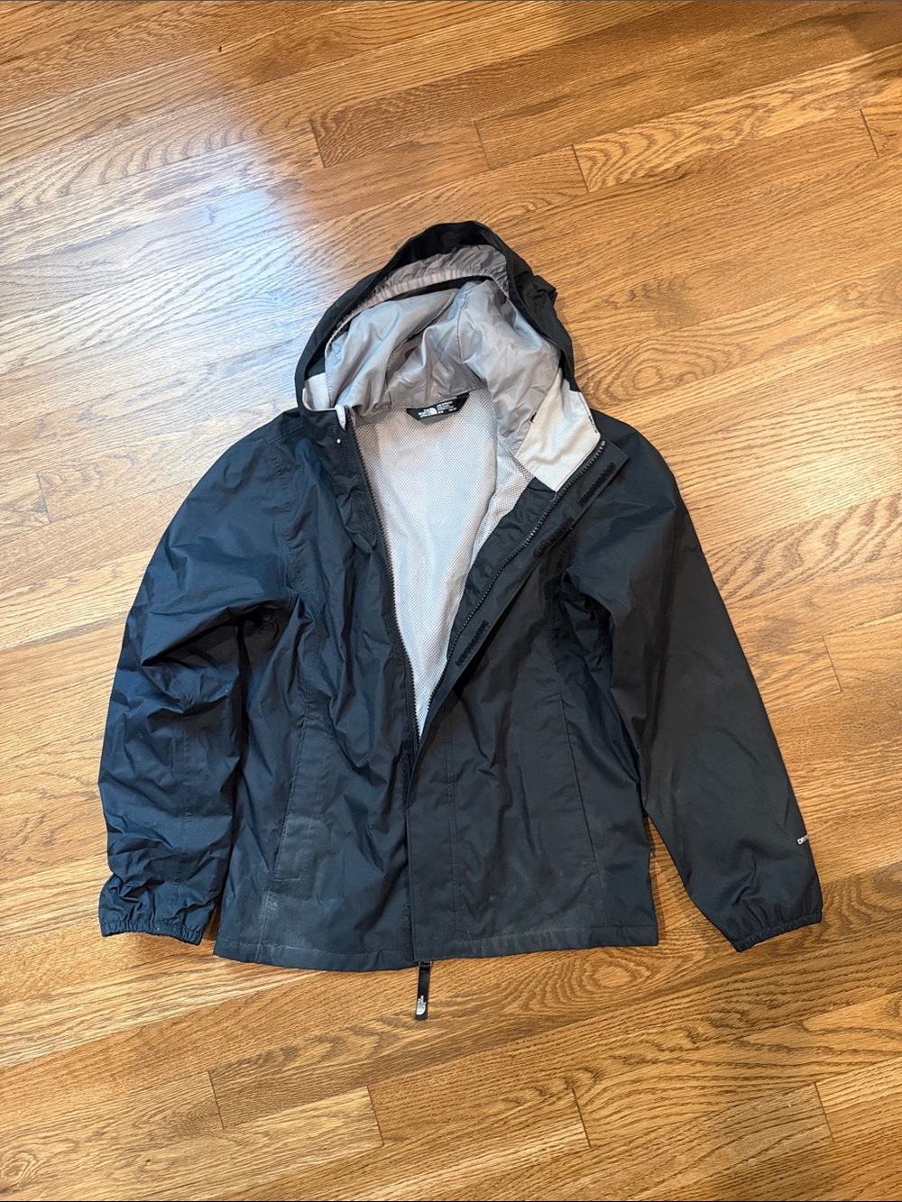 The North Face Black Hooded Raincoat - Men's Lightweight Shell